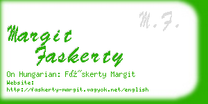 margit faskerty business card